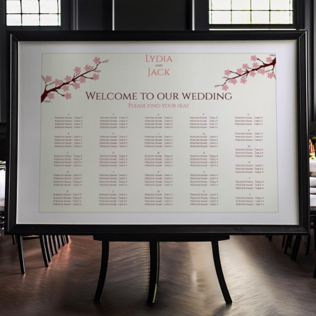 Cherry Blossom Hochzeit Poster (Von Creator hochgeladen)