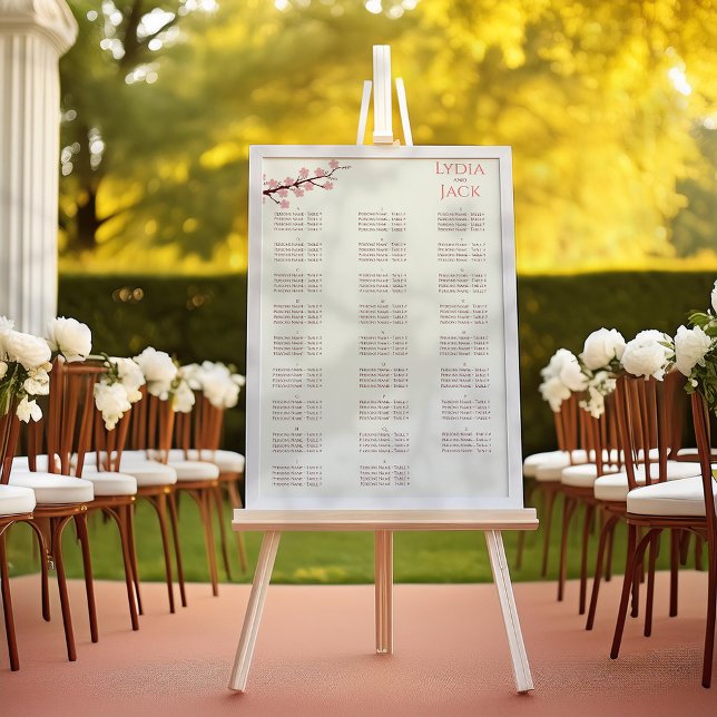 Cherry Blossom Hochzeit Poster (Von Creator hochgeladen)