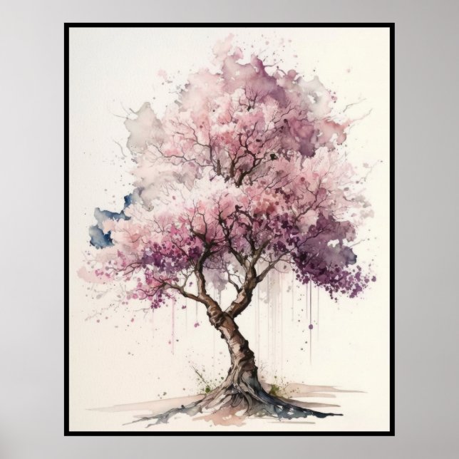 Cherry Blossom im Speicher Poster (Vorne)