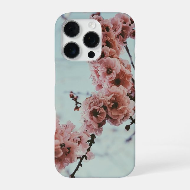 Cherry Blossom iPhone Case - Eleganter Blumenfrühl Hülle (Rückseite)