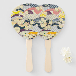Cherry Blossom Japanisch Floral Red White Fächer