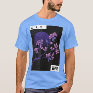 Cherry Blossom Japanisch Sakura Vintag Anime T-Shirt