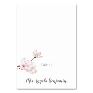 Cherry Blossom Japanisch Sakura Wedding Platzkarte Tischnummer