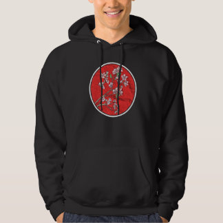 Cherry Blossom Japanische Flagge Sakura Tree Japan Hoodie