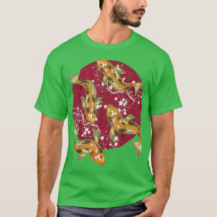Cherry Blossom Japanische Kultur Japan Sakura Koi  T-Shirt