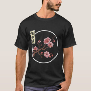 Cherry Blossom Japanischer Sakura Baumkreis Japan T-Shirt