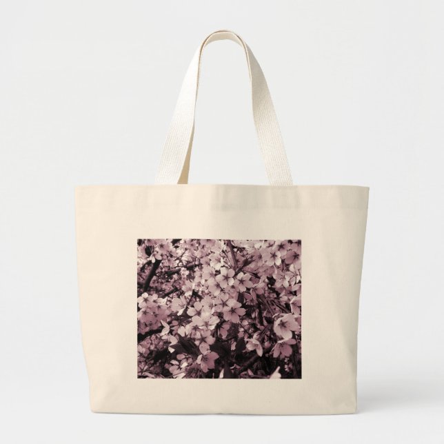 Cherry Blossom Jumbo Stoffbeutel (Vorne)