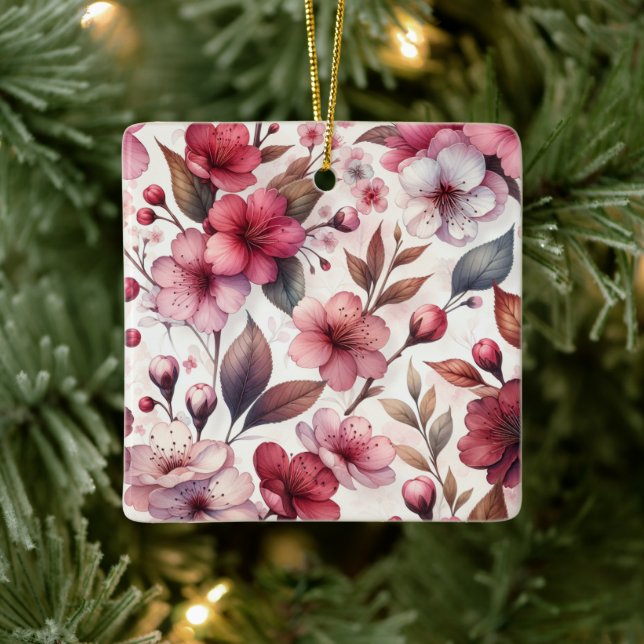Cherry Blossom Keramikornament (Baum)