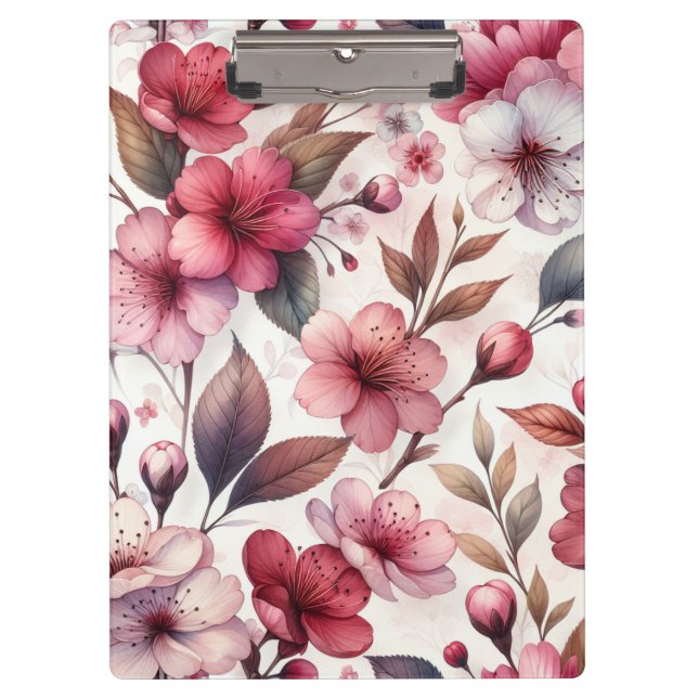 Cherry Blossom Klemmbrett (Vorderseite)