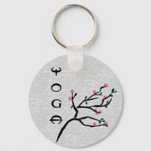Cherry Blossom - Kunsthyoga-Geschenke Schlüsselanhänger