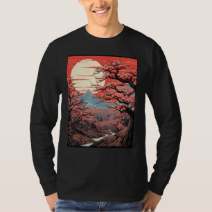Cherry Blossom Kunstvoll wandern im Valle Verzasca T-Shirt