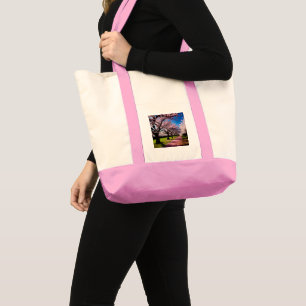Cherry Blossom Lane, Impulse Tote Bag Tragetasche