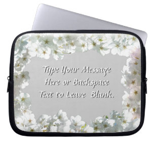 Cherry Blossom Laptop Sleeve Personalisierter Sieb