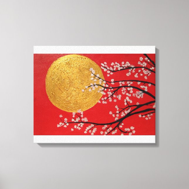 Cherry Blossom Leinwand (Vorderseite)