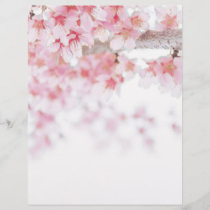 CHERRY BLOSSOM LETTERHEAD BRIEFBOGEN