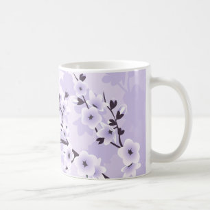 Cherry Blossom Lila Kaffeetasse