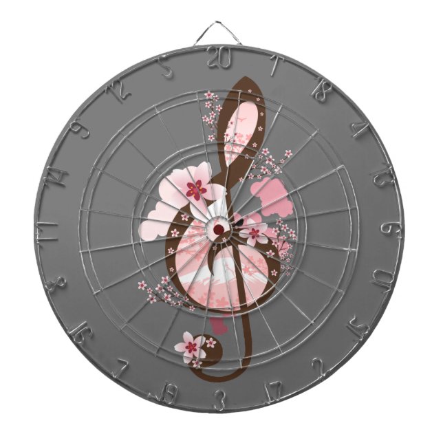 Cherry Blossom Music Dartscheibe (vorne)