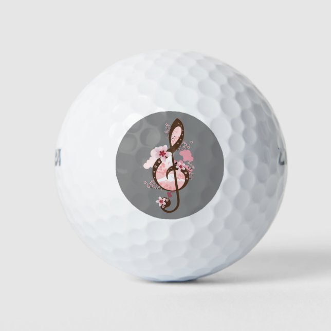Cherry Blossom Music Golfball (Vorderseite)