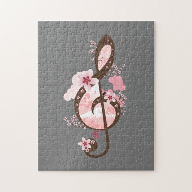 Cherry Blossom Music Puzzle (Vertikal)