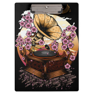 Cherry Blossom Musical Klemmbrett