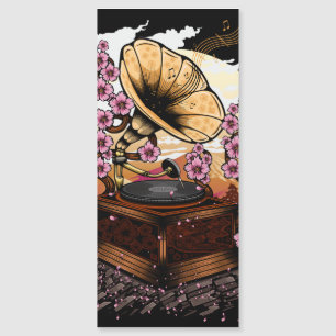 Cherry Blossom Musical Magnetkarte
