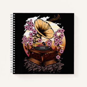 Cherry Blossom Musical Notizbuch