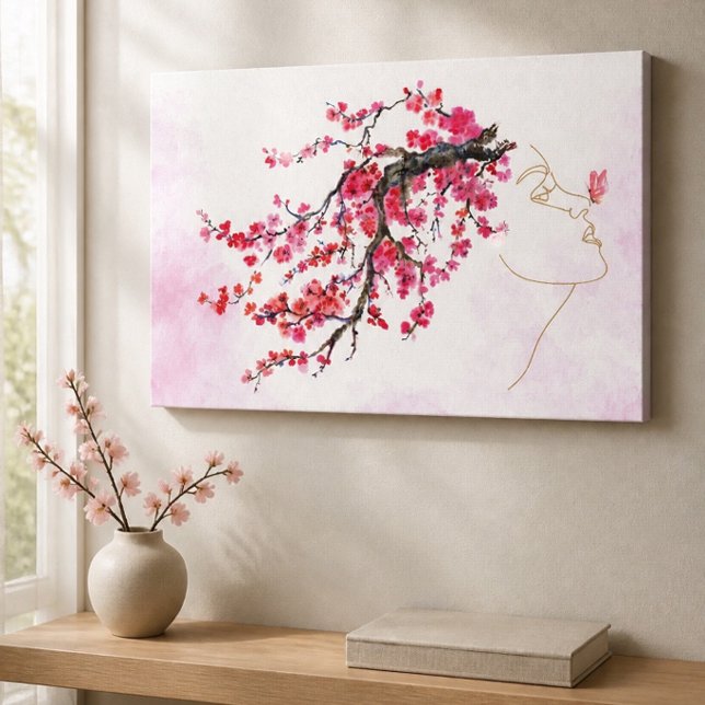 Cherry Blossom Mutter Canvas Print (verschiedene G Leinwanddruck (Von Creator hochgeladen)