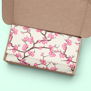 Cherry Blossom Nahtlose Blume Seidenpapier