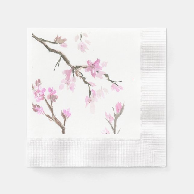 Cherry Blossom Napkins Serviette (Vorderseite)