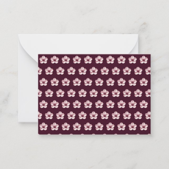 Cherry Blossom Note Card Mitteilungskarte (Vorderseite)