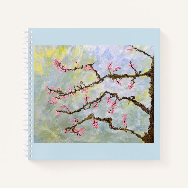 Cherry Blossom-Notebook Notizbuch (Vorderseite)
