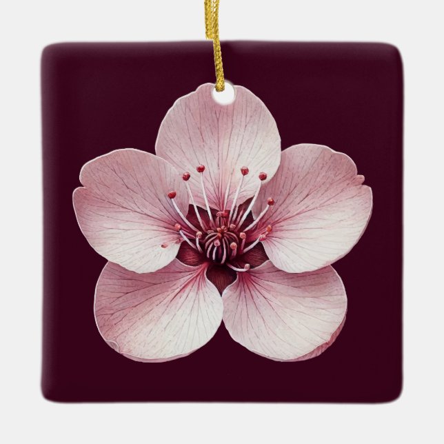 Cherry Blossom Ornament (Vorderseite)
