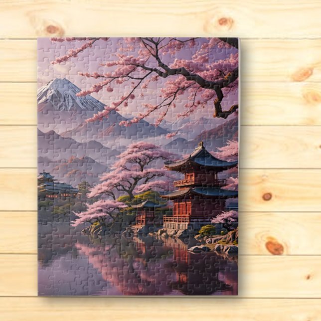 Cherry Blossom Pagodas Jigsaw Puzzle (Von Creator hochgeladen)