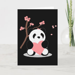 Cherry Blossom Panda Karte