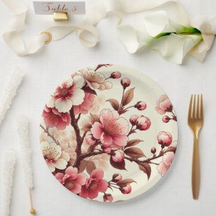 Cherry Blossom Pappteller