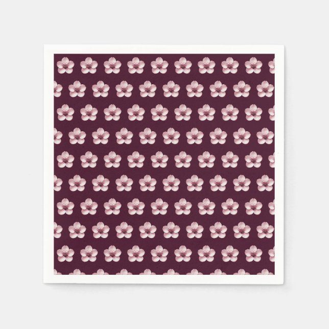 Cherry Blossom Party Napkins Serviette (Vorderseite)