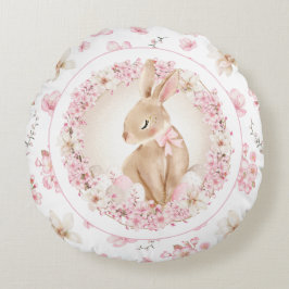 CHERRY BLOSSOM PATTER OSTERROUND PILLOW RUNDES KISSEN