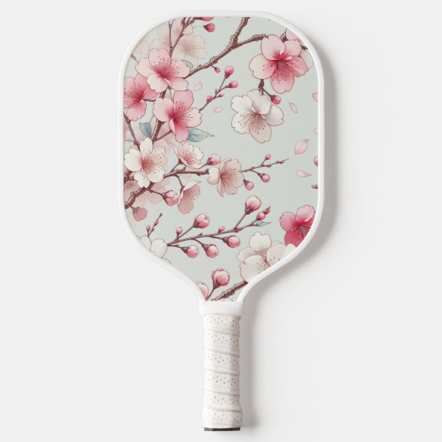 Cherry Blossom Pickleball Schläger (Vorderseite)