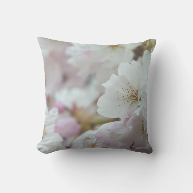 Cherry Blossom Pillows Frühlingsblumen Kissen (Vorderseite)