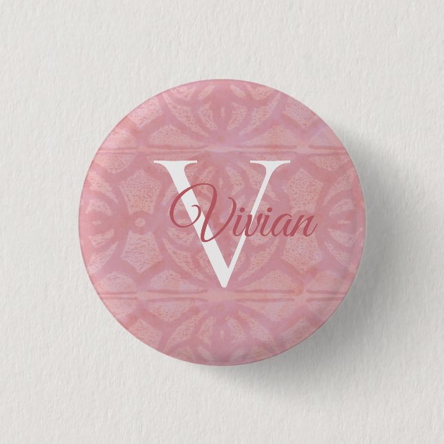 Cherry Blossom Pink Button (Vorderseite)