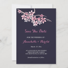 Cherry Blossom Pink Marine Blumenstrauß Save the D Date
