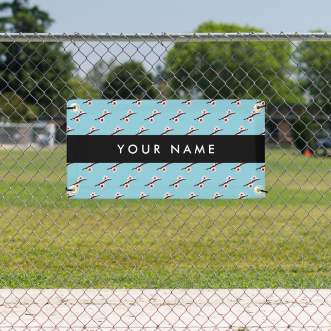 Cherry Blossom, Pink Sakura, Ihr Name Banner (Insitu)