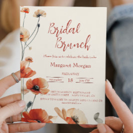 Cherry Blossom Pink und White Bridal Brunch Einladung