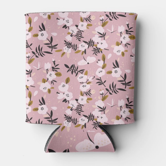 Cherry Blossom Pink: zender Frühling Dosenkühler (Vorderseite)