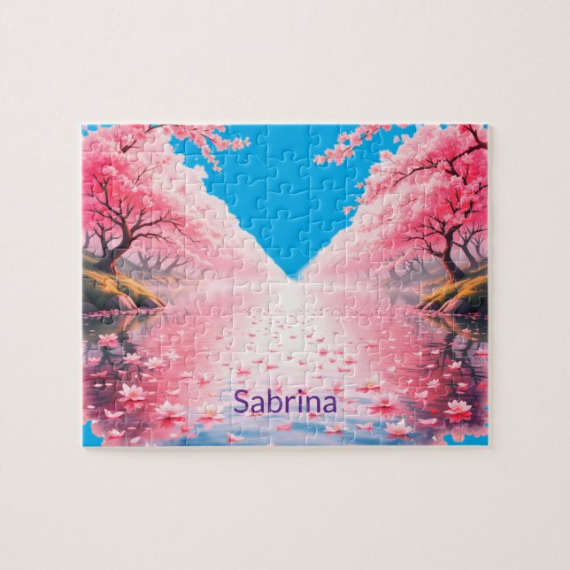 Cherry Blossom Puzzle (Horizontal)