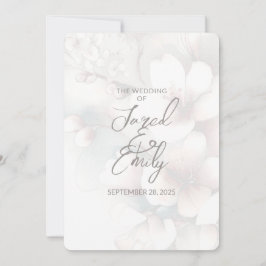 Cherry Blossom QR Code Einladung Hochzeit