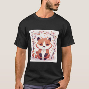Cherry Blossom Red Panda Adorable T-Shirt