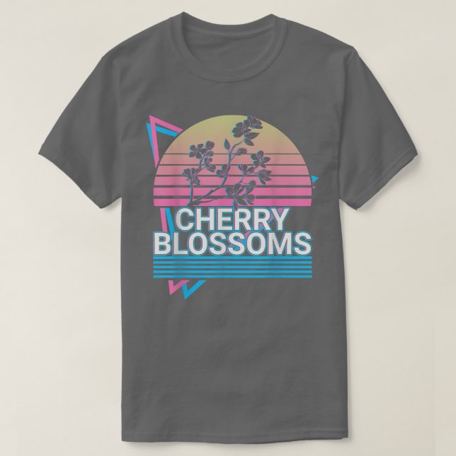 Cherry Blossom Retro22 T-Shirt (Design vorne)