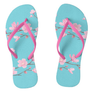 Cherry Blossom - Robin-Eigelb Flip Flops