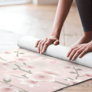 Cherry Blossom Rosa Blütenröhre Yogamatte